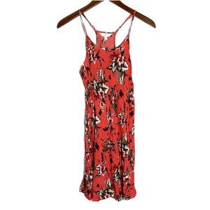 Charming Charley Flowery Orange Dress